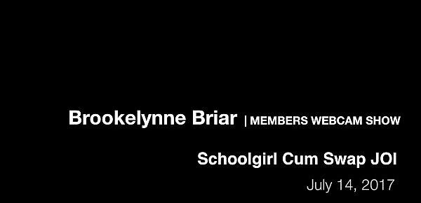  Brookelynne Briar&039;s Schoolgirl Cum-Swap Jerk Off Instructions